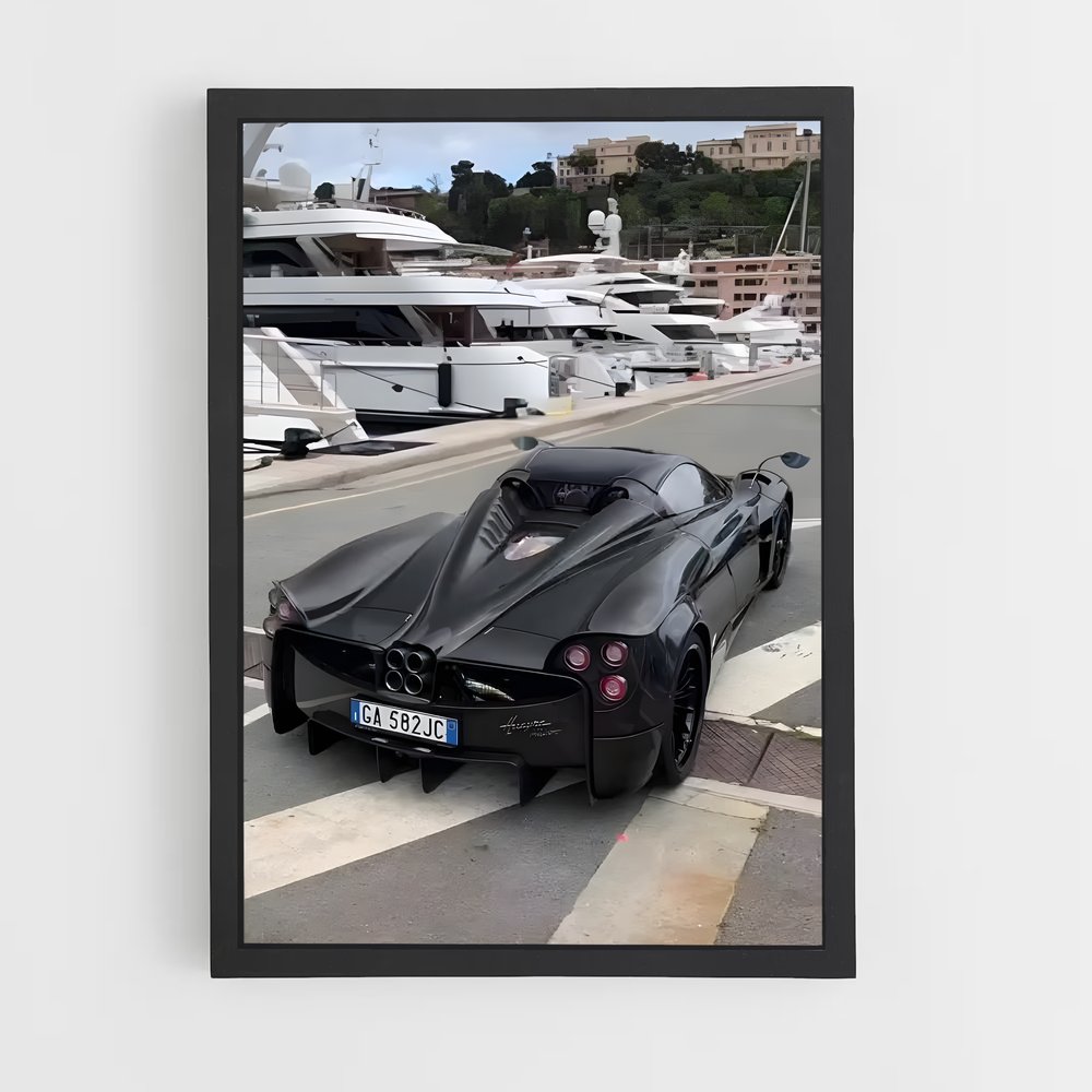 Poster Voiture Huayra Roadster Raffiné – affiche Pagani (vue 2)